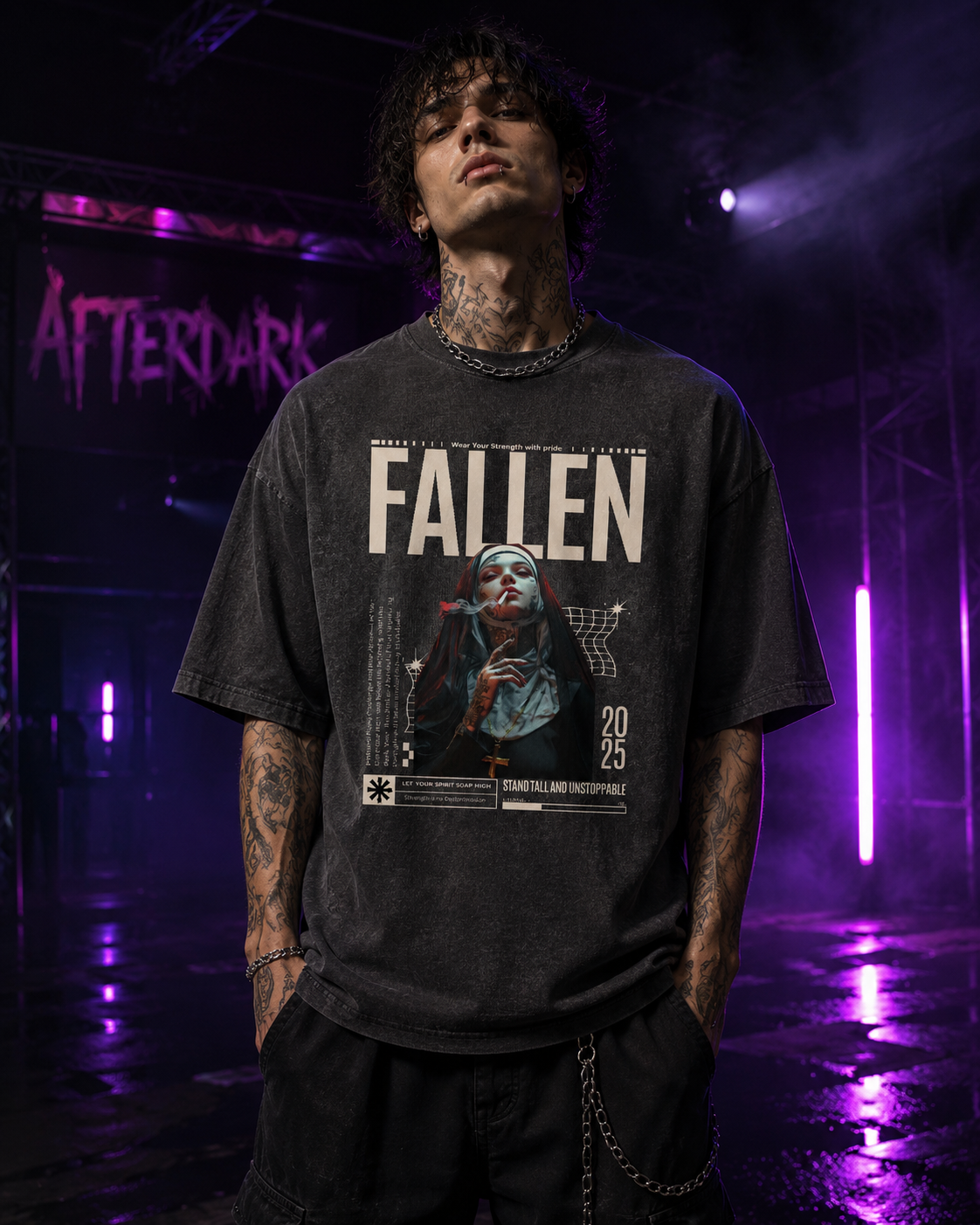Fallen Front Oversized Shirt