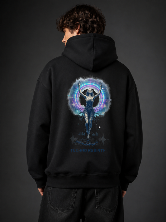 Techno Rebirth Oversize Hoodie
