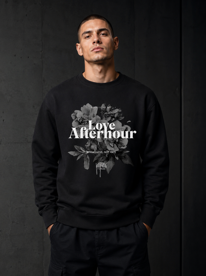 "Love Afterhour" Premium Organic Sweatshirt